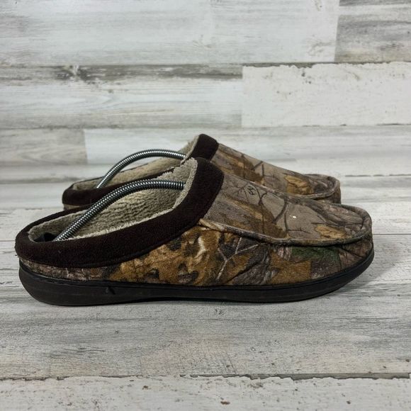Realtree Shoes Realtree Mens Slip On Faux Lined Slippers Comfort